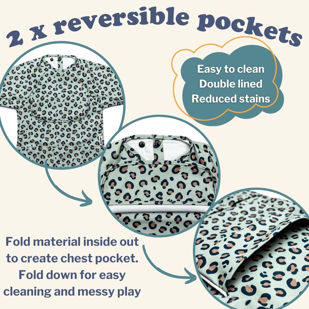 The EveryKid Coverall Weaning Bib Doublepack