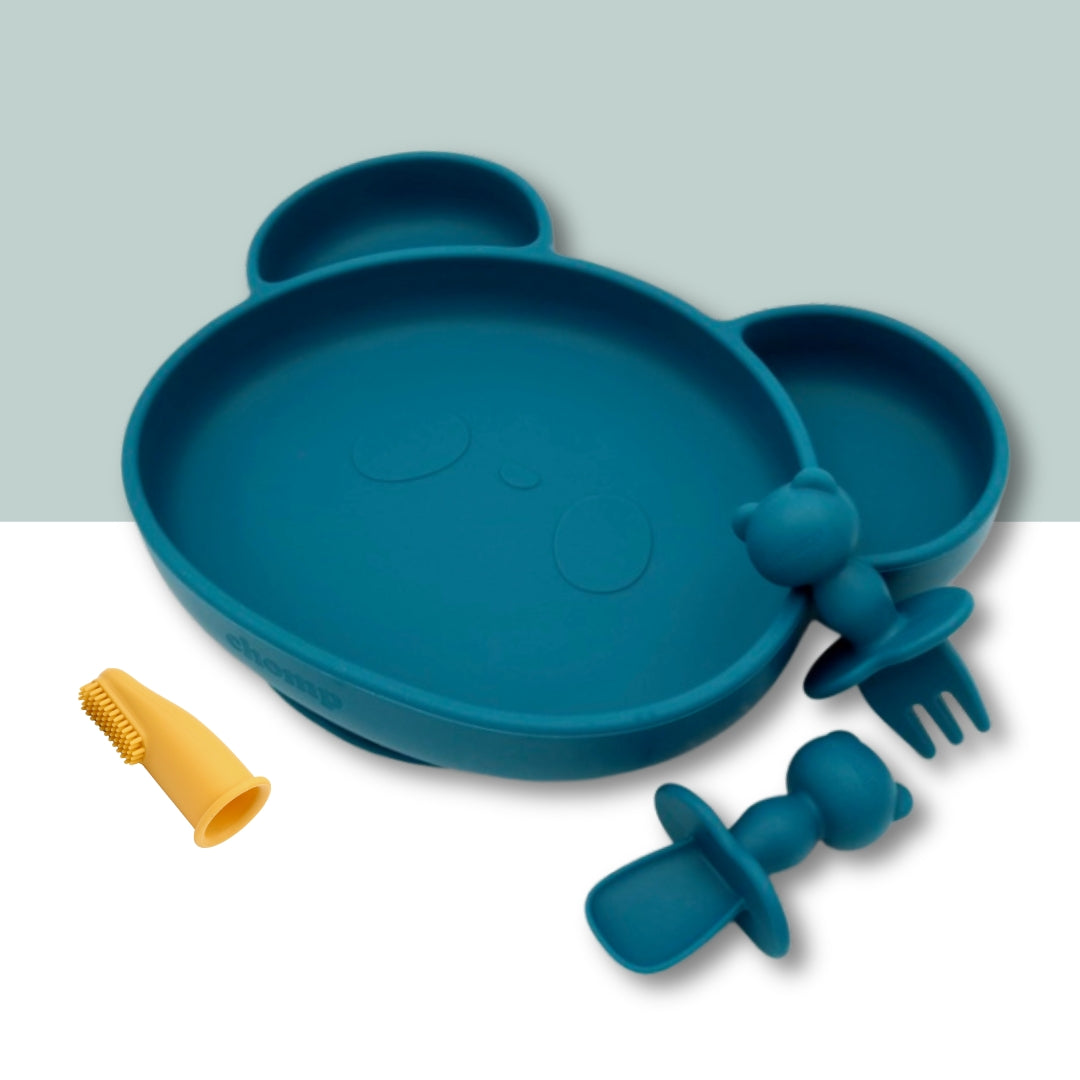 Panda Baby Suction Plate & Cutlery Set