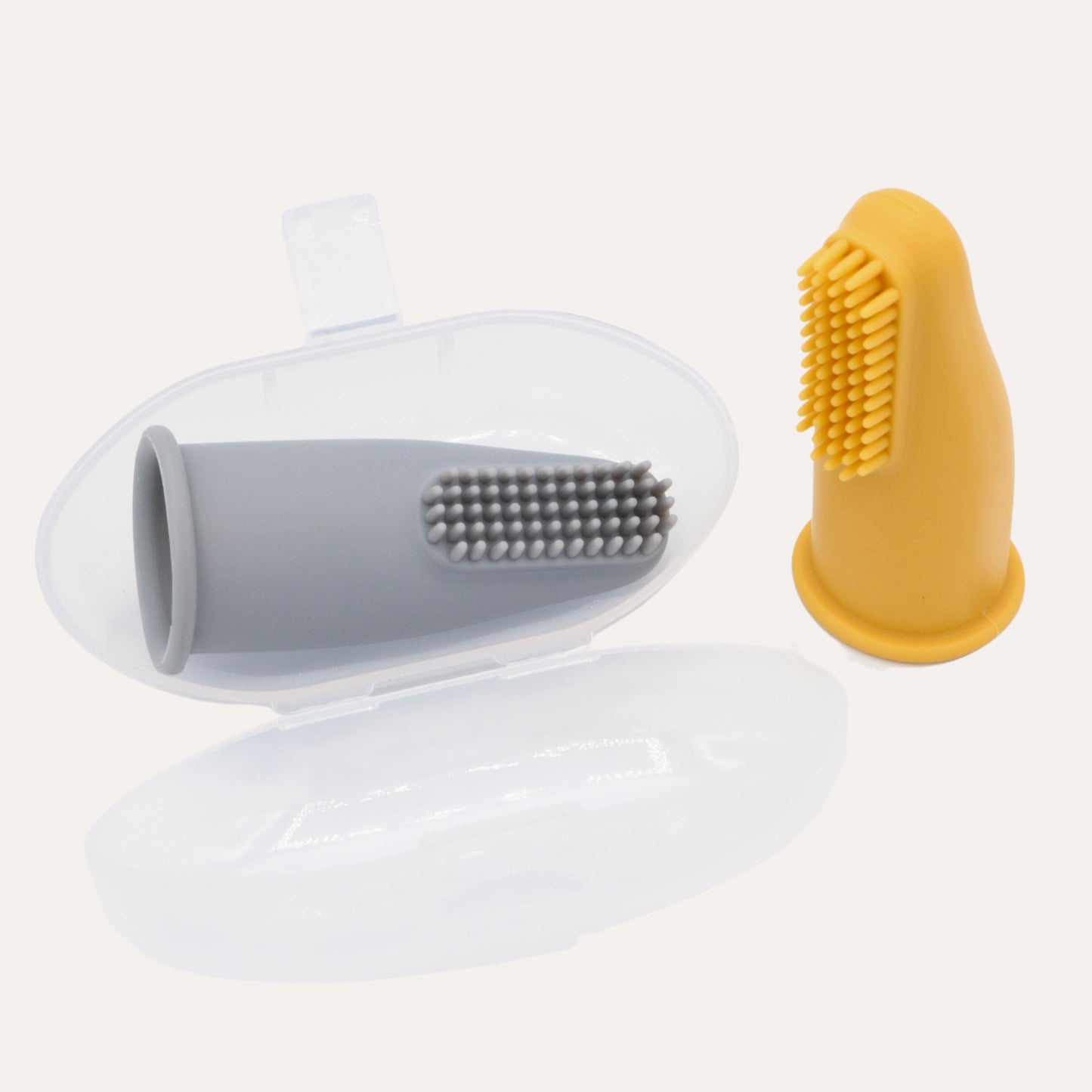 Baby Silicone Toothbrush Double Pack