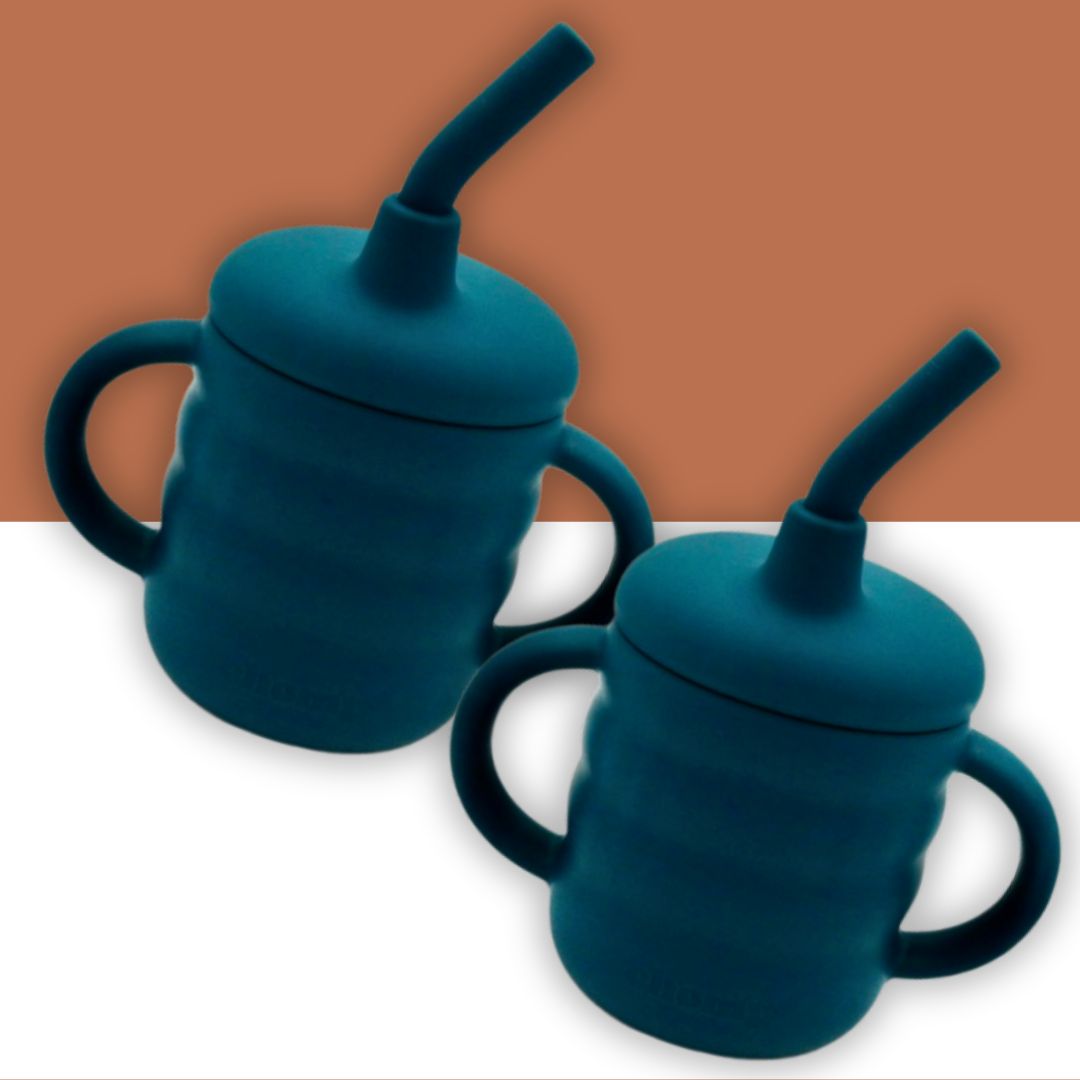 All-in-1 Baby and Toddler Sippy Cup Double Pack