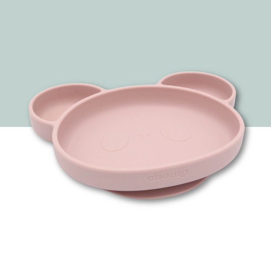 Panda Baby Suction Plate- with free gift matching lid