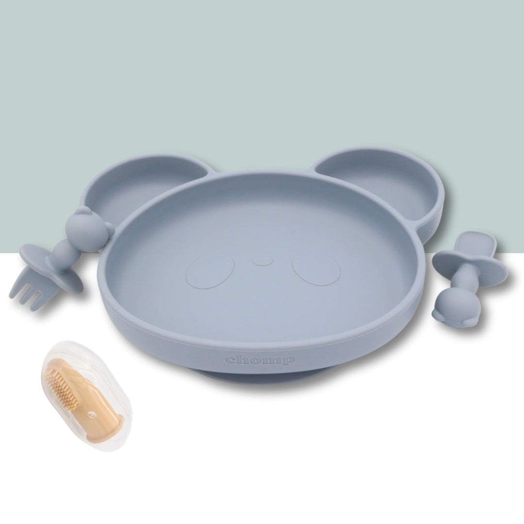 Panda Baby Suction Plate & Cutlery Set