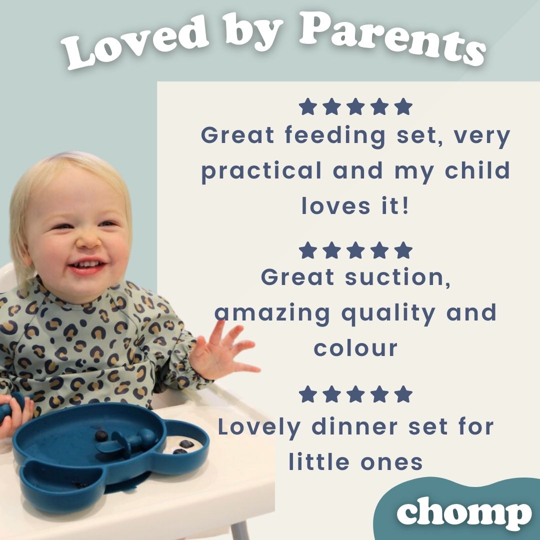 chomp baby weaning set- complete feeding set