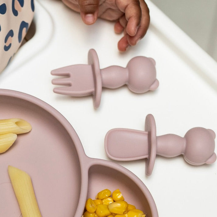 Panda Baby Suction Plate & Cutlery Set