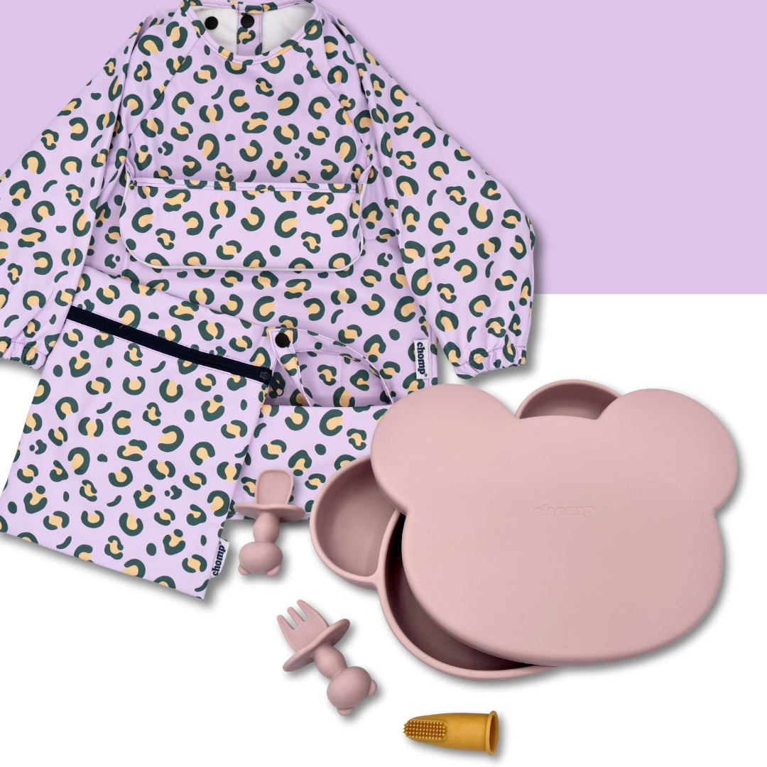 EveryKid Coverall Bib Baby Weaning Set